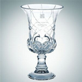 Lofty Lead Crystal Vase - 13"